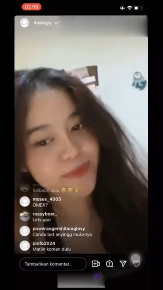 selebgram itskey pamer aset saat live